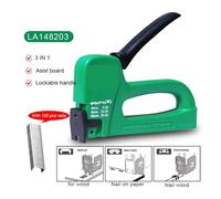 Pistolet à Clous, 5 In 1 Heavy Duty Stapler For DIY Home Decoration Furniture Stapler Rivet Tool Manual Nail Gun With Staples Nailer(LA148203)