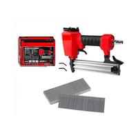 Pistolet à clous, Air Nail Gun Furniture Pneumatic Nailer Construction Stapler Upholstery Tacker Tools With Staples(F30 Set)