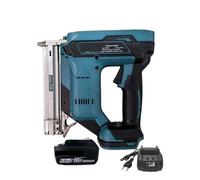 Pistolet à Clous, Cordless Rechargeable Nail 18v Lithium Battery Wood Working Decoration Electric Nailer Lithium Electric Nail Gun(Full set)
