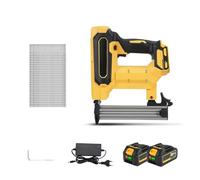 Pistolet à Clous Électrique Sans Fil Professionnel F10-F30 - Compatible Batterie 18V-21V, 2 Modes (Single/Rafale), Capacité 100 Clous, pour Travaux de Menuiserie et Encadrement (B)