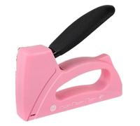 Pistolet À Clous For Le Travail Du Bois, Agrafeuse Légère For Tissus D'ameublement, Avec 1600 Agrafes JT21, For La Décoration De Maison, DIY Puissance De Frappe(Pink)