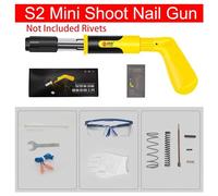Pistolet à Clous, Handheld Powerful Concrete Nail Gun Dedicated Mini Cannon Nailer Wall Concrete Nail Gun Flooring Roof Frame Palm Gun