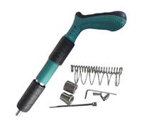 Pistolet à Clous, Manual Mini Nail Gun Wall Attachment Steel Nail Gun Metal Machining Rivet Gun Tools Adjustable Wall Attachment High Pressure Nail Gun(Green A Set)
