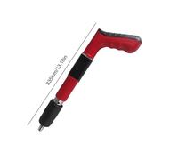 Pistolet à Clous, Manual Mini Nail Gun Wall Attachment Steel Nail Gun Metal Machining Rivet Gun Tools Adjustable Wall Attachment High Pressure Nail Gun(Rot)