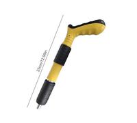 Pistolet à Clous, Manual Mini Nail Gun Wall Attachment Steel Nail Gun Metal Machining Rivet Gun Tools Adjustable Wall Attachment High Pressure Nail Gun(Yellow A)