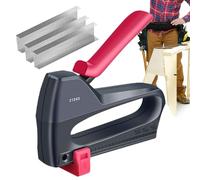 Pistolet à clous manuel - Cloueuse de fixation pour menuiserie, accessoires compacts ergonomiques pour caisses en bois et installation électrique