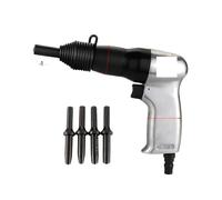 Pistolet à Clous, Pneumatic Rivet Gun Air Hammer Metal Handle Nailing Machine Fixed Semi-Hollow Rivet Heads Professional Tool(150s n 5 hollow rods)