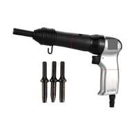 Pistolet à Clous, Pneumatic Rivet Gun Air Hammer Metal Handle Nailing Machine Fixed Semi-Hollow Rivet Heads Professional Tool(250s n 4 solid rods)