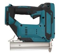 Pistolet à Clous Sans Fil à Batterie Agrafeuse Cloueuse Réglage Profondeur Entraînement Percussion 100 Pièces Projets Tapisserie Maison Jardin