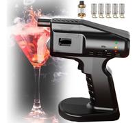 pistolet à cocktail saveur Pistolet À Fumer Portable De Qualité Supérieure, Mini Four À Fumer, Générateur De Fumée Froide Électrique Portable For Aliments, Cocktails, Viande, Boissons, Steaks