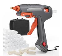Pistolet à Colle, 200W Pistolet a Colle Chaude, 60s Chauffage Rapide, Fonction On/Off, avec 30pcs 11x150mm Baton de colle& Sac à Main, Pistolet Colle pour DIY l'artisanat Decoration noel Sapin de noel