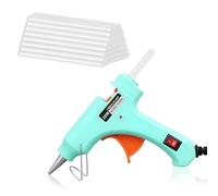 Pistolet à Colle Chaude, 20W 60Pcs 7mm*100mm Bâtons de Colle, Anti Écoulement, Mini Pistolet à Silicone Bricolage pour Réparation, Artisanat, DIY, Maison, Bricolage, Bureau