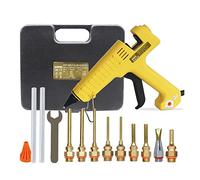 Pistolet à colle chaude, Boîte de pistolet à colle 200W 250W pistolet thermofusible température réglable pistolet à bâton adhésif thermique avec longue buse ensemble d'outils professionnels(200W)