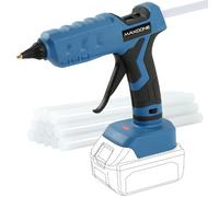 Pistolet à Colle Chaude sans fil 100W, Pistolet a Colle Chaude Compatible Avec Makita 18V et Bâtons de Colle, Pour le Bricolage, L'art, Bâtons de 11 mm (Outil Nu, Sans Batterie, Sans Chargeur)