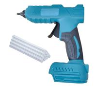 Pistolet à colle chaude sans fil 18 V 200 W compatible avec batterie Makita, pistolet à colle avec bâton de colle de 10 x 11 mm, chauffage rapide, pistolet à colle sans fil pour bricolage, bricolage