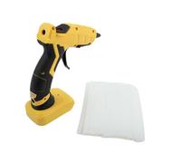 Pistolet à colle chaude sans fil 20 V 40 W pour batteries XR 18 V et 20 V MAX, chaleur rapide PTC, bâtons adhésifs de 7 mm, compatible avec DCB203/DCB204/DCB206, interrupteur de verrouillage de buse