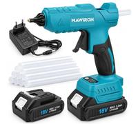 Pistolet à colle chaude sans fil compatible avec les batteries Makita 18 V | 200 W, sans fil, avec bâton de colle de 10 x 11 mm, chauffage rapide, fonction marche/arrêt, pistolet à colle chaude pour