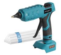 Pistolet à colle chaude sans fil pour Makita 18 V Batterie 11 mm Temps de chauffe rapide Polyvalent et buse en cuivre précise pour projets de bricolage, artisanat et réparations