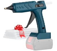 Pistolet à colle chaude sans fil pour pistolet à colle chaude Bosch 18 V sans fil, idéal pour les réparations, le bricolage, la maison, avec bâtonnets de 30 x 11 mm (pas de batterie)