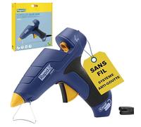 Pistolet à colle chaude sans fil Rapid CG270 pour bâtons de colle de Ø12 mm | Débit de 350 g/h | Chauffe en 3 min | Projets d'artisanat et de bricolage | Conception ergonomique - FSC (5001707)