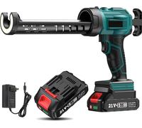 Pistolet à colle électrique, 4 vitesses, 6500N de puissance maximale, avec 1xbattery
