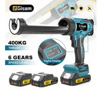 Pistolet à colle électrique sans fil Gisam, pistolet à calfeutrer multifonction pour verre, outil électrique pour colle adhésive et mastic, compatible avec batterie Makita 18V 2 Battery