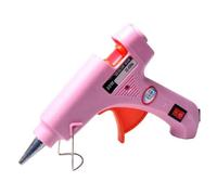 Pistolet À Colle En Silicone Chaud 20W, Avec Bâtons De 7mm, Mini Pistolets Industriels, Température Thermique Domestique, For Bricolage, Artisanat Et Arts Chauffage Rapide(Pink)