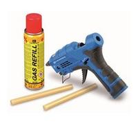 Pistolet ? colle ? gaz rechargeable 41.6W Allumage piezo + 2 B?tons de colle ? 12 mm KEMPER