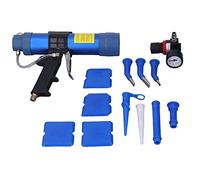 Pistolet à colle pneumatique pour verre, 310ml, 1/4 pouces, pour calfeutrage, avec manomètre, pour Modules solaires, baignoire, porte et fenêtre en verre