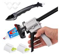 Pistolet à colle pour tube de dentifrice, outil presseur de tube de dentifrice, 704 pistolet manuel universel en silicone, distributeur de colle, extrudeuse pour colle à crème, outils de raclette (1