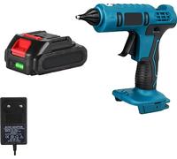 Pistolet à colle, puissance 100W, temps de chauffe rapide, 1 x batterie, EU