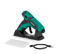 VONROC Pistolet à colle sans fil 4V - 1.5Ah | 8 bâtons de colle Ø7x100mm incl.