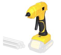 Pistolet à colle sans fil 7 mm 11 mm 40 W 100 W Pistolet à colle sans fil compatible avec batterie M-a Kita 20 V Outil de bricolage avec 5 bâtons de colle sans batterie (DeWalt, 100 W, 11 mm)