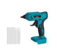 Pistolet à colle sans fil, portable et rechargeable, 10 bâtons de colle, pas de batterie