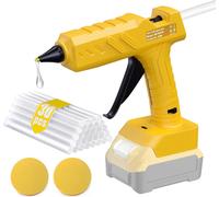 Pistolet à colle sans fil, rechargeable, compatible avec les bâtons de colle de 11 mm, sans batterie