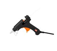 Pistolet à colle thermofusible 70 W avec bâton de transparent 7 mm Mini pistolet température chaleur électrique domestique Outil réparation spécial Ensemble bâtons(Black)
