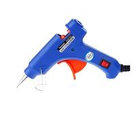 Pistolet à colle thermofusible avec bâtons de colle de 7mm x 100m, Mini pistolet industriel de 20W, outil de réparation thermoélectrique à température thermique domestique(Blue set 4,Kitchen treasure)