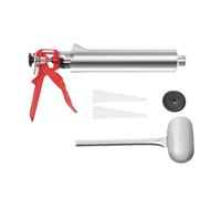 Pistolet à coudre, pistolet à coudre, en acier inoxydable, pistolet pulvérisateur pour joints de carrelage, pistolet pulvérisateur de joints, pistolet à mastic manuel, joints muraux et carreaux, buses