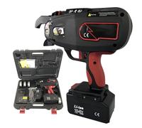 Pistolet à cravate électrique de 4 à 45 mm, machine de fixation de barres d'armature électrique avec fil galvanisé de 400 m, étanchéité à 10 niveaux, boîte à outils incluse