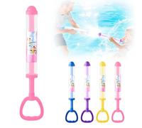 Pistolet a Eau, 2025 Nouveau Pistolets à Eau Feux d'artifice Pistolet a Eau Enfant, Firework Water Gun Jeux Piscine High Pressure pour Feu d'artifice Romantique Photo Fête (Rose-2PCS)