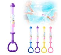 Pistolet a Eau, 2025 Nouveau Pistolets à Eau Feux d'artifice Pistolet a Eau Enfant, Firework Water Gun Jeux Piscine High Pressure pour Feu d'artifice Romantique Photo Fête (Violet-4PCS)