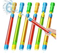 Pistolet à Eau 42cm Pistolet a Eau en Plastique pour Enfants et Adultes Pistolet a Eau Enfant Jouets D'été pour Piscine Plage Fête Jeux d'eau Exterieur et Jeux Piscine Enfant(6 Pièces)