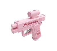 Pistolet à Eau bidirectionnel, Pistolet à Eau farceur, Jeu Scolaire, Cadeau Original idéal pour Un ami, Un camarade de Classe ou Un Membre de la Famille (Rose)