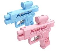 Pistolet à eau bidirectionnel pour farce - Pistolet à eau - Pulvérisation par l'avant et l'arrière - Recul double face - Pistolet à eau compulsif bidirectionnel pour les amateurs de farces (Mix-A)