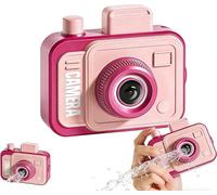 Pistolet à Eau caméra, caméra truquée à Double Sens, Bataille d'eau Amusante, Jeu de tir à l'eau Miniature pour Enfants et Famille, Divertissement Estival en Plein air