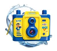 Pistolet à Eau Caméra - Jouet Blague Double Gâchette Bidirectionnel, Conception Caméra Factice ABS Portable Anti-Fuite, à Longue Portée | Jouet Extérieur Nouveauté pour Fête Piscine Plage Parc