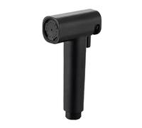 Pistolet à eau de 12,5 cm, accessoire de salle de bain, pulvérisateur de bidet de toilette à main, pommeau de douche multifonction haute pression(Black)