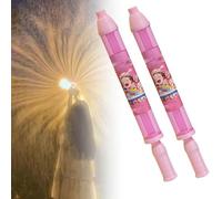 Pistolet à eau de feu d'artifice, bouilloire romantique, jouet romantique pour enfants (2 pièces, rose)