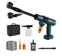 Pistolet À Eau De Lavage Voiture Laveuse Haute Pression Électrique sans Brosse 3500W 200Bar for Le D'irrigation Jardin Batterie 18V Jet Puissant