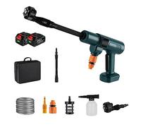Pistolet À Eau De Lavage Voiture Laveuse Haute Pression Électrique sans Brosse 3500W 200Bar for Le D'irrigation Jardin Batterie 18V Jet Puissant